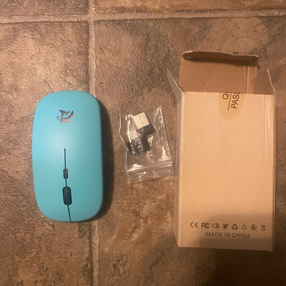 Blue Wireless Mouse